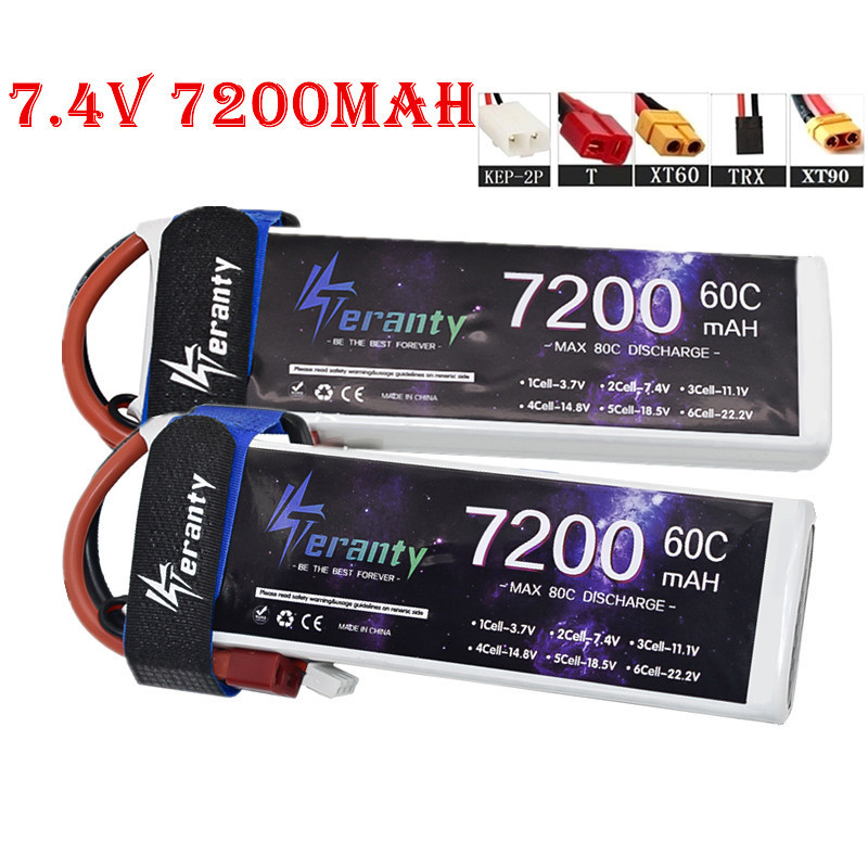 Rc Helicopter Coaxial - Upgrade 7200MAH 7.4V 60C LiPo Battery