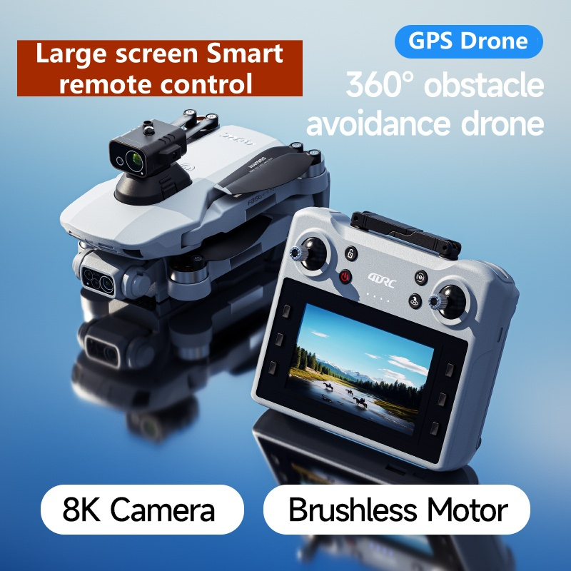 Rc Helicopter Large - 360° Obstacle Avoidance Large Screen Remote