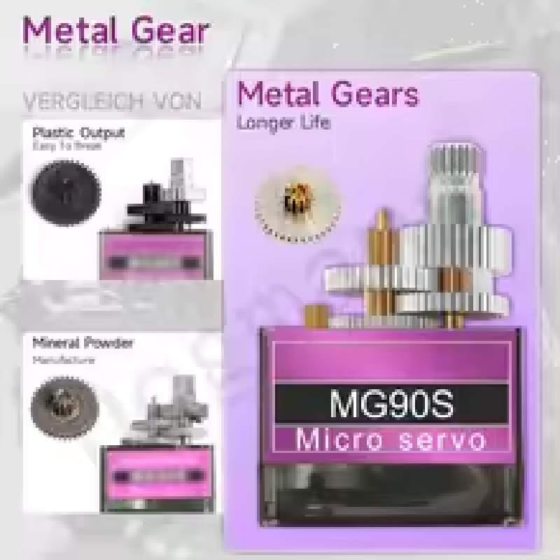 MG90S Metal Gear Servo 9g SG90 - Rc Helicopter Motor recension och pris