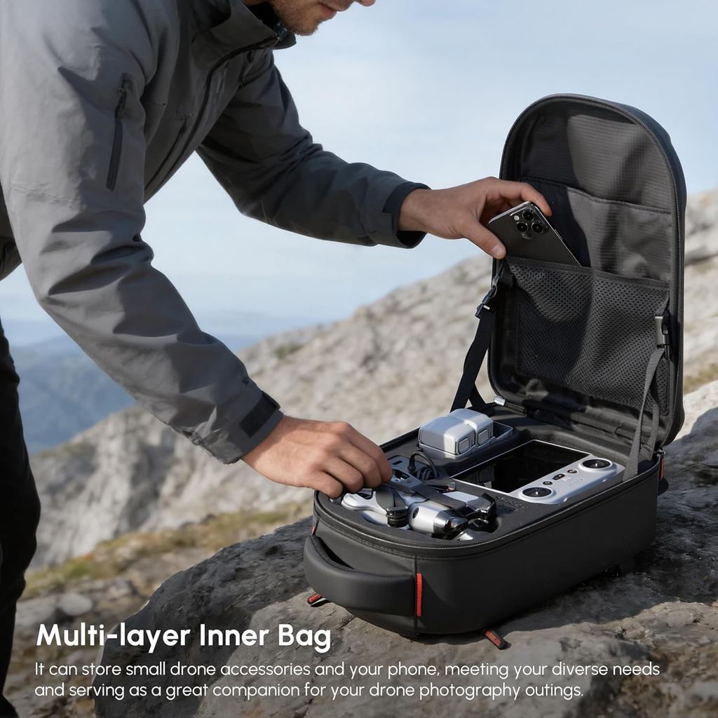 Waterproof Hard Carrying Backp - Rc Helicopter Bag recension och pris