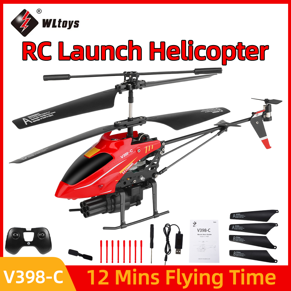 Wltoys RC Helicopter V398-C Pl - Rc Helicopter Gyro recension och pris