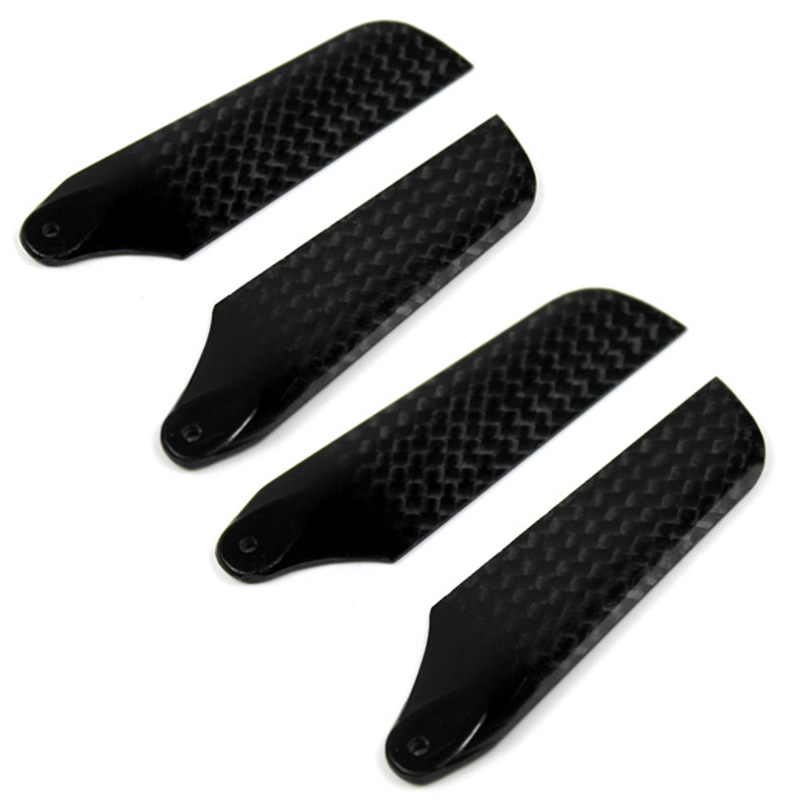 2 Pairs FY 62mm Carbon Fiber T - Rc Helicopter Nitro recension och pris