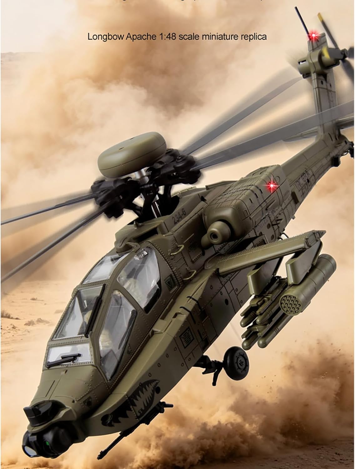310MM 6CH C170 AH-64D Remote C - Rc Helicopter Large recension och pris