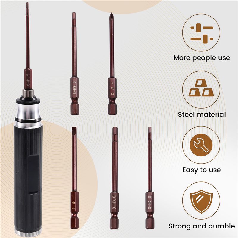 AEE7-6-In-1 Hex Screwdriver 1. - Rc Helicopter Tool Kit recension och pris