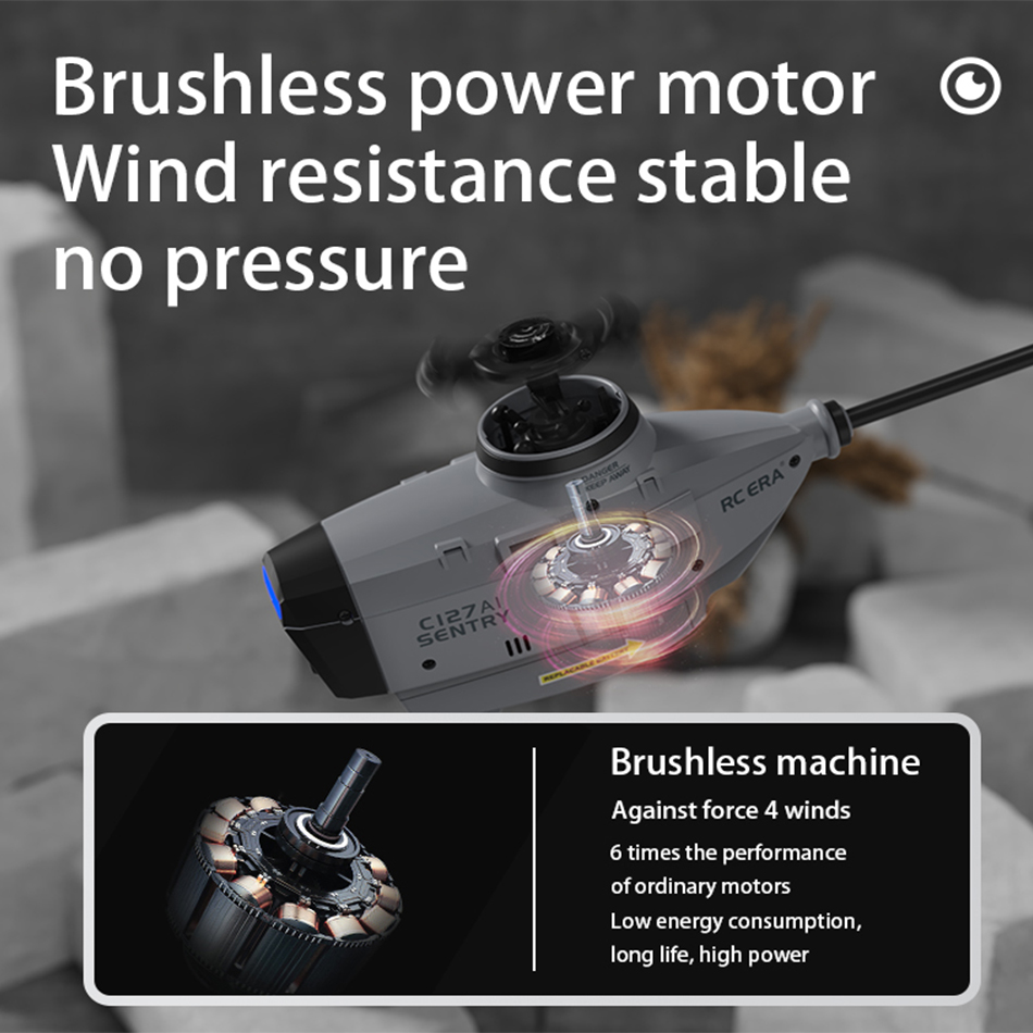 RC ERA C127 AI Mini Brushless  - Rc Helicopter Single Rotor recension och pris