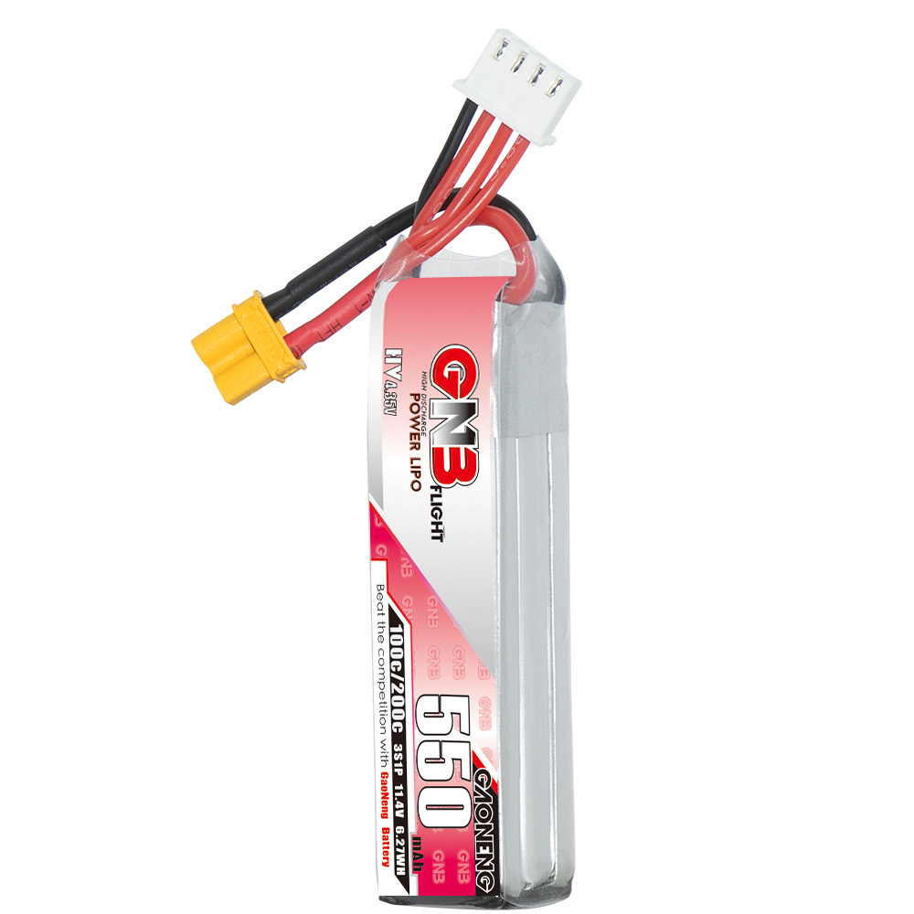 GNB HV 11.4V 550mAh 100C/200C  - Rc Helicopter Parts recension och pris