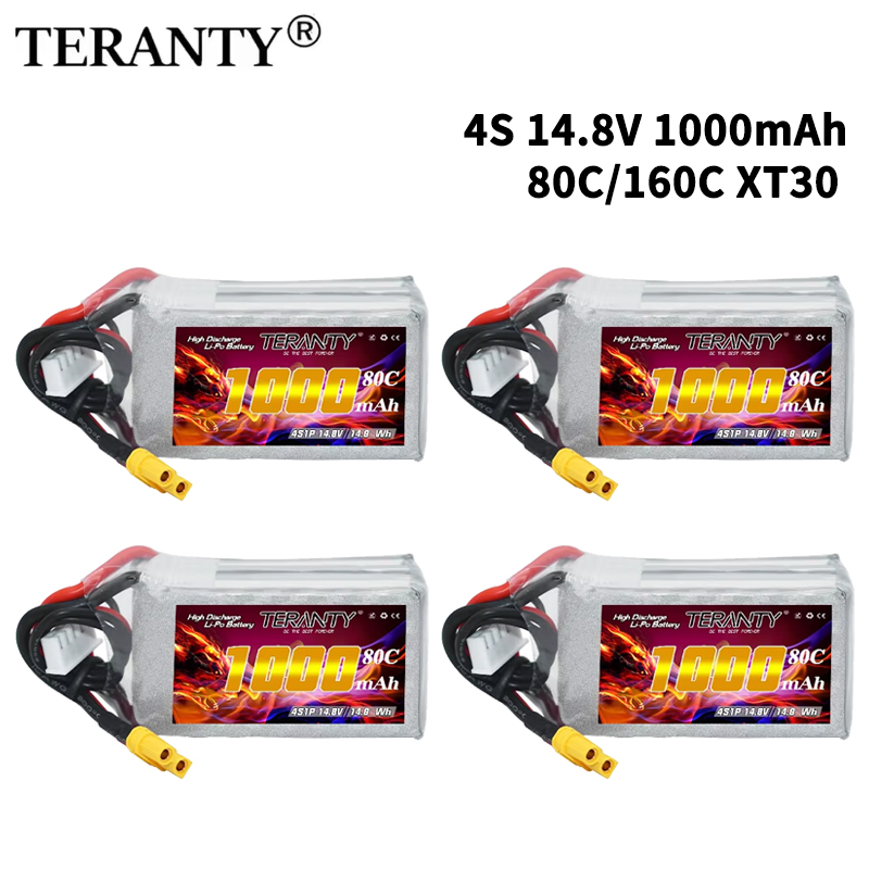 TERANTY 4S 1000mAh 14.8V 80C/1 - Rc Helicopter Parts recension och pris