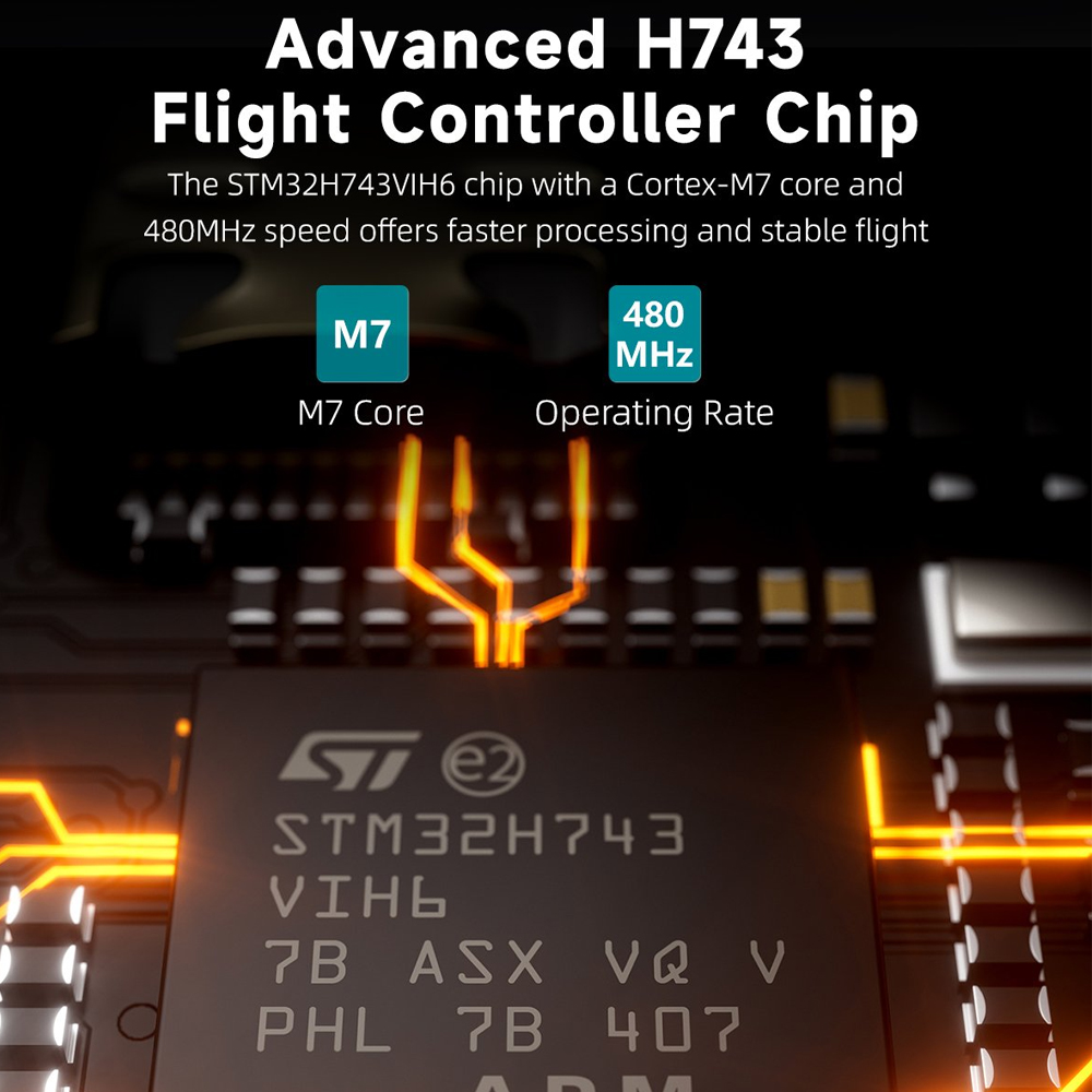 GEPRC TAKER H743 BT 8Bit 80A S - Rc Helicopter Gyro recension och pris