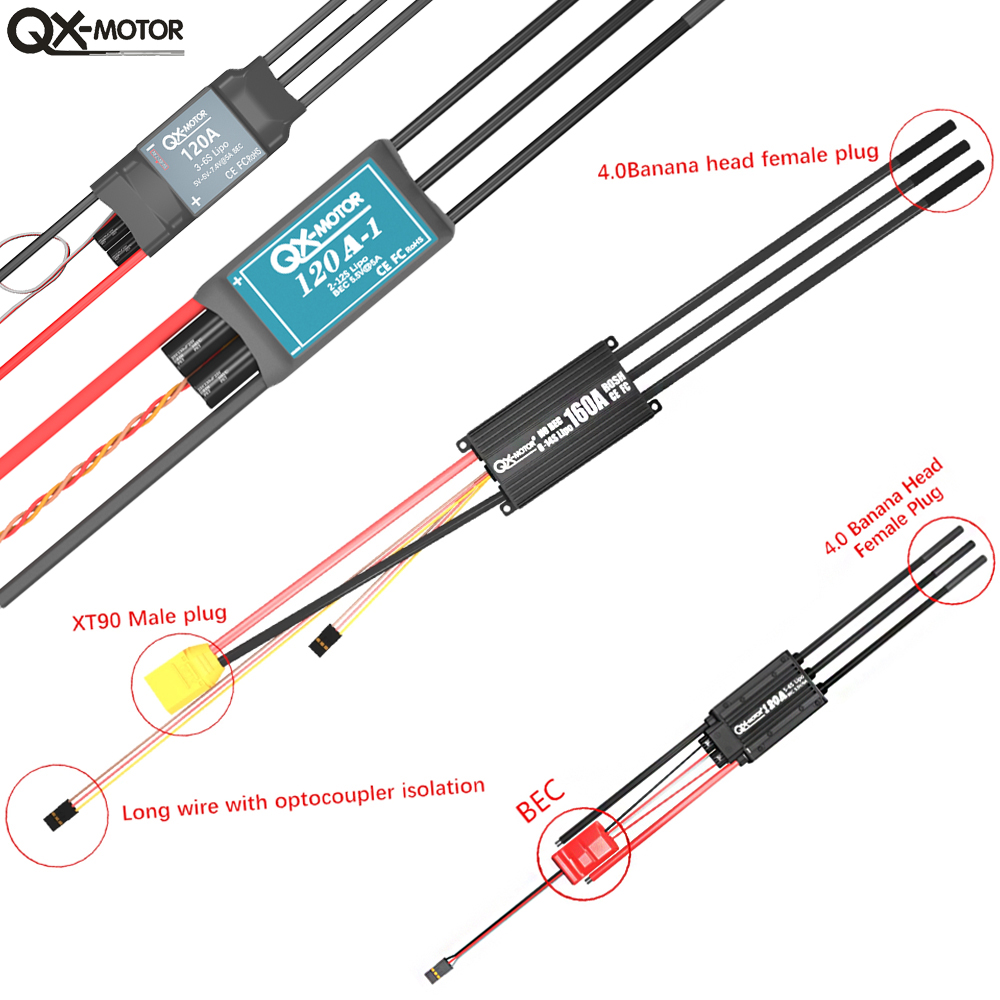 QX-MOTOR Brushless ESC series  - Rc Helicopter Motor recension och pris