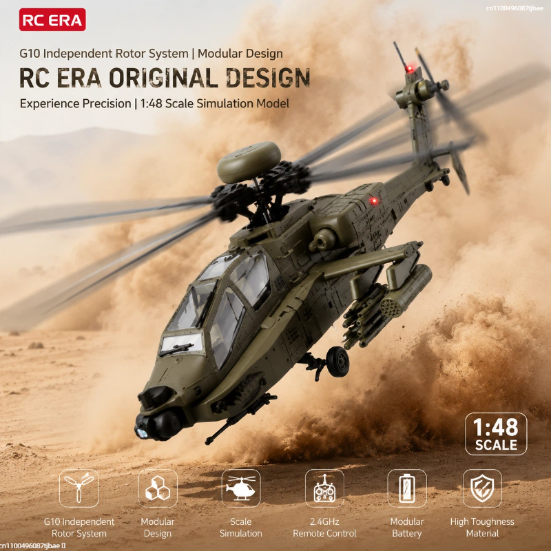 New In Stock Rc Era Ah-64d Apa - Rc Helicopter Single Rotor recension och pris