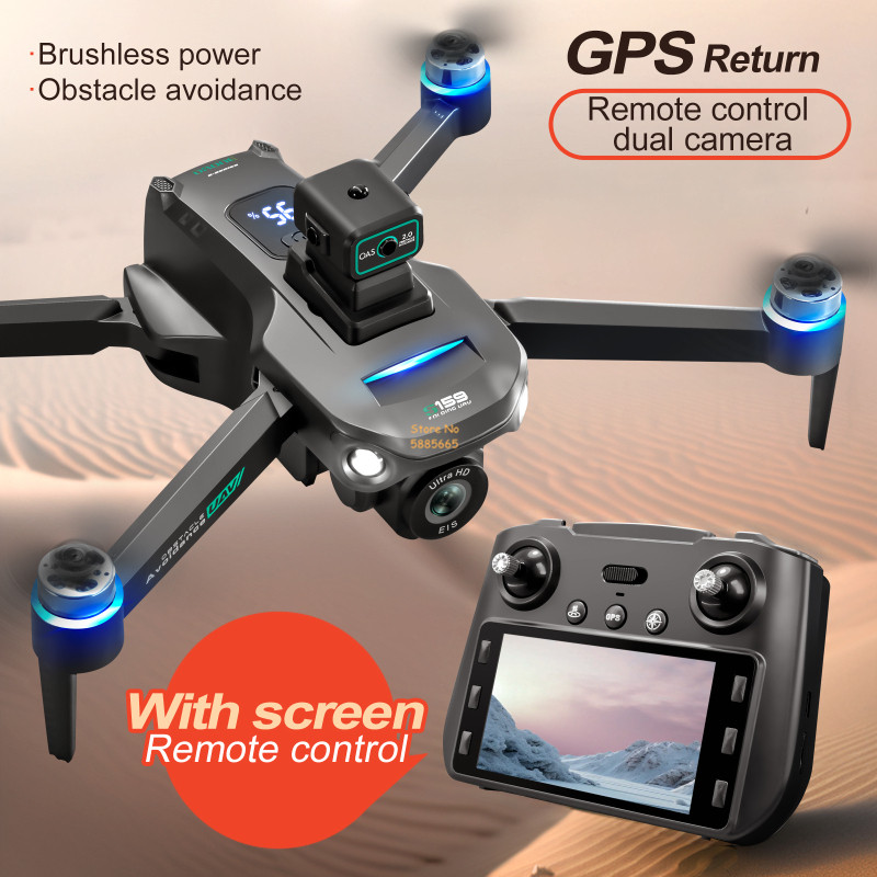 8K Dual Camera 5G WIFI FPV Rem - Rc Helicopter Case recension och pris