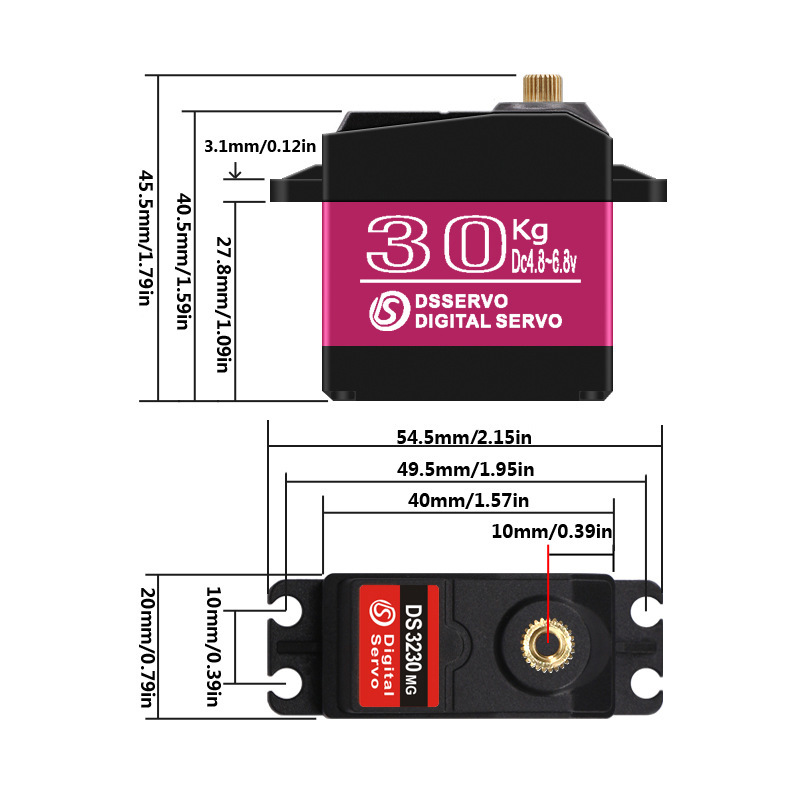 1Pcs Dsservo Waterproof Servo  - Rc Helicopter Servo recension och pris