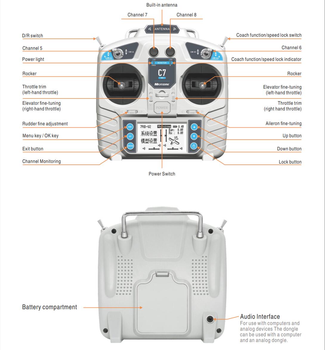 MicroZone MC7 Controller C7 MI - Rc Helicopter Battery recension och pris