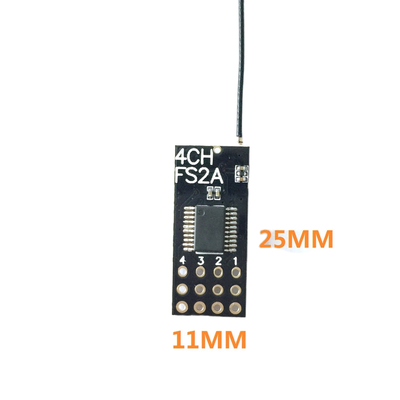 Flysky FS2A Mini Receiver 4CH  - Rc Helicopter Battery recension och pris