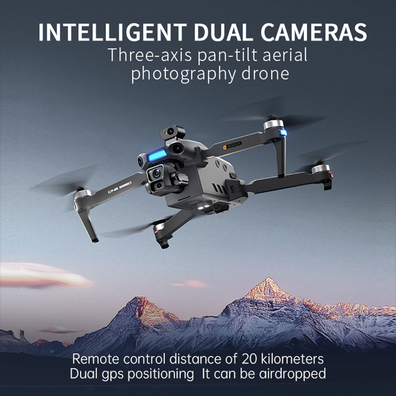 2026 New 8K Dual Camera Drone  - Rc Helicopter Charger recension och pris