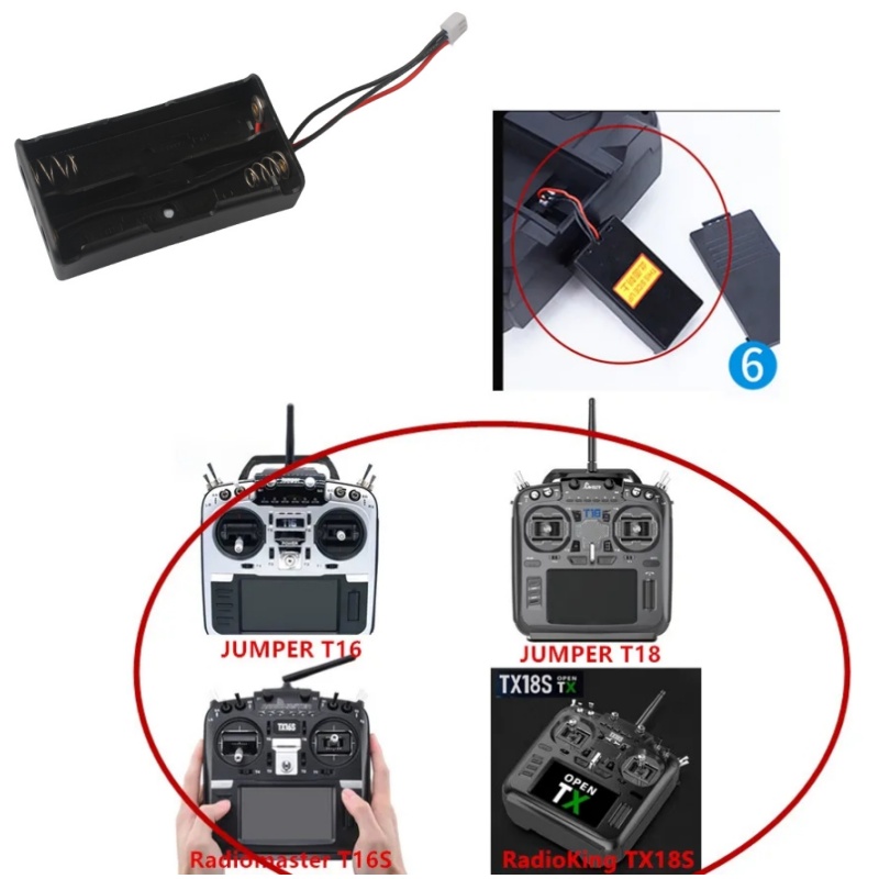 RadioMaster TX16S 2S 18650 Bat - Rc Helicopter Case recension och pris