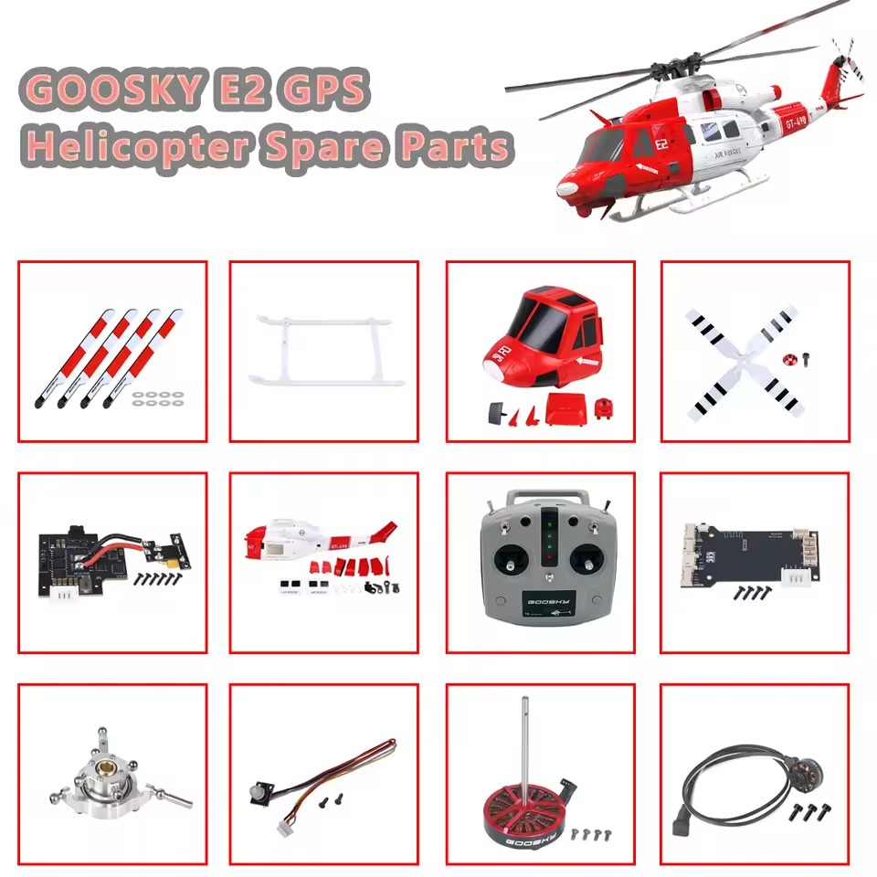 GOOSKY E2 GPS UH-1Y Helicopter - Rc Helicopter Bag recension och pris