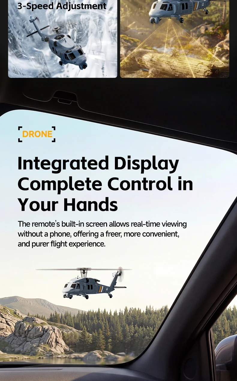 Military Remote Control Screen - Rc Helicopter Single Rotor recension och pris
