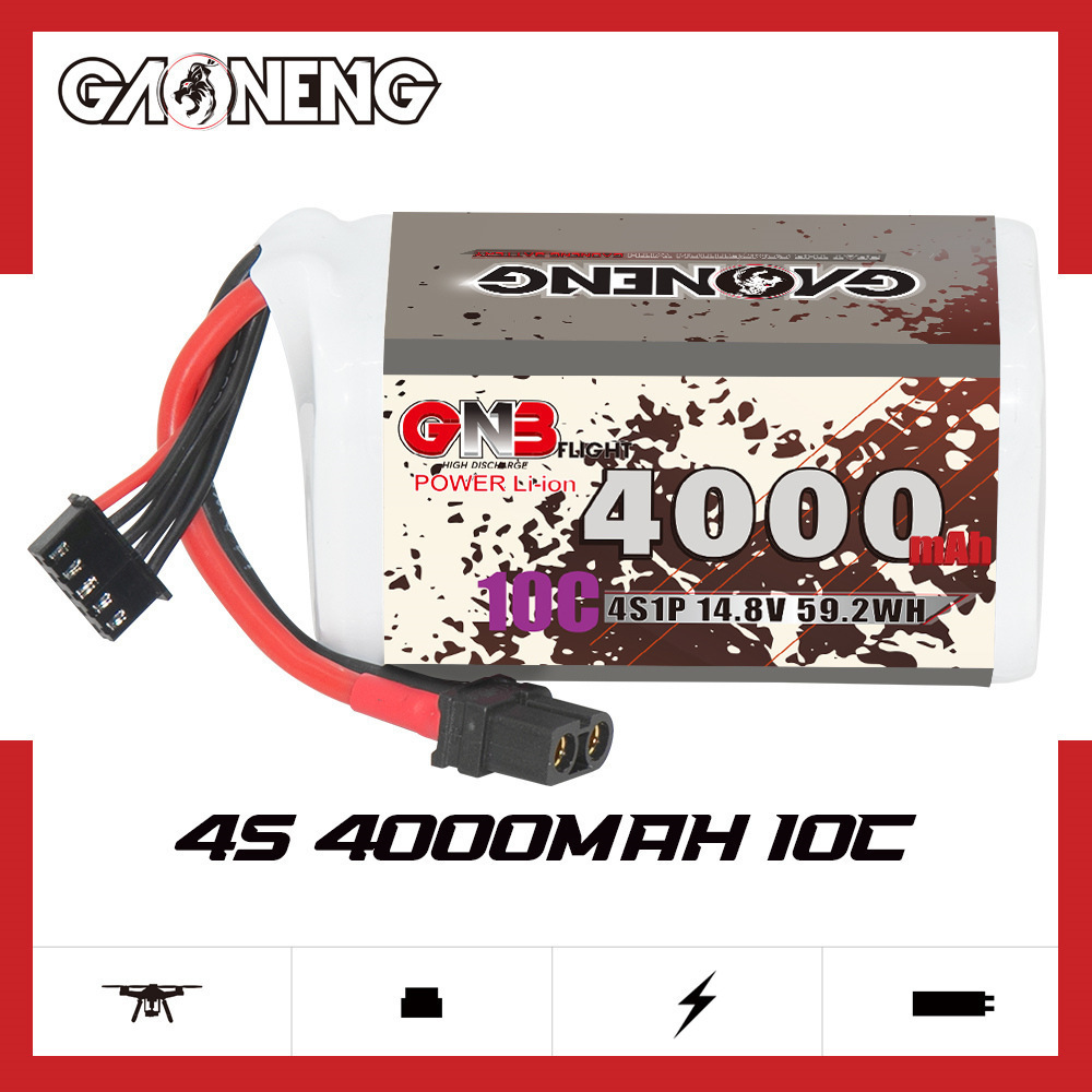 GNB 4000mAh 4S 14.8V 10C 20C W - Rc Helicopter Parts recension och pris