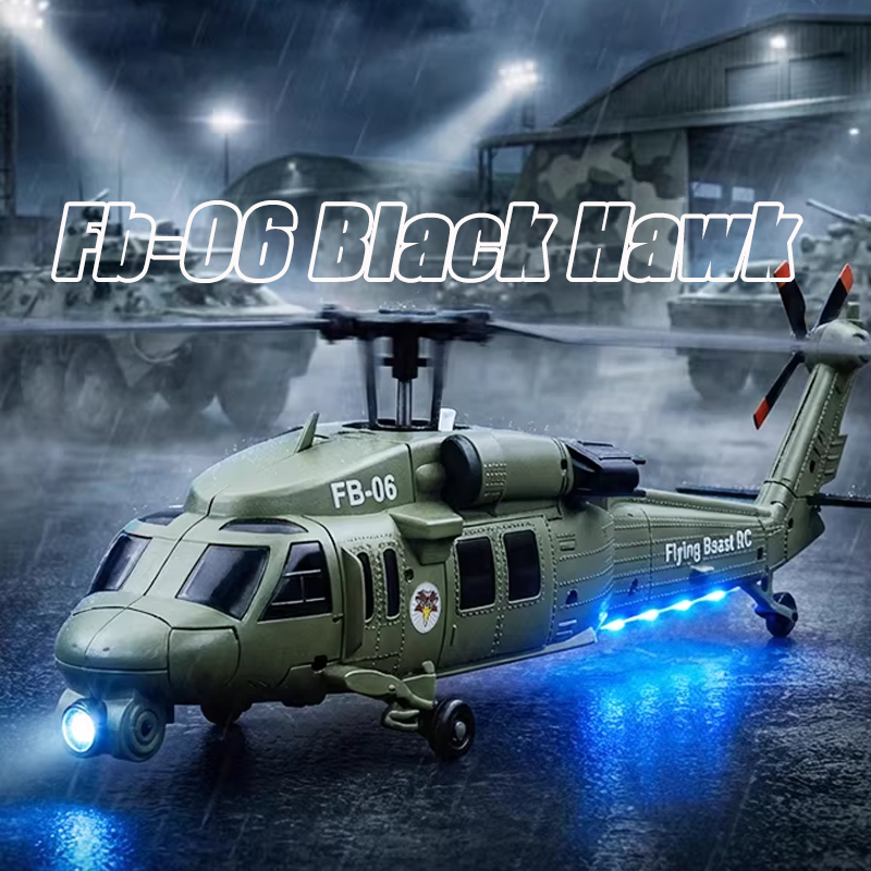 FB-06 Black Hawk Remote Contro - Rc Helicopter Large recension och pris