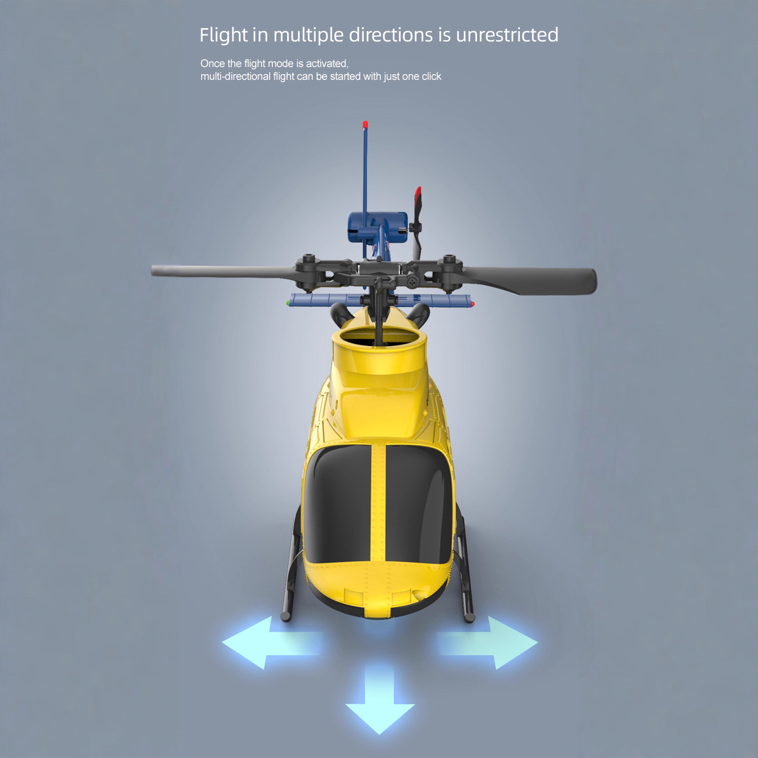 A60 1/42 Scale Bell 206 RC Hel - Rc Helicopter Single Rotor recension och pris