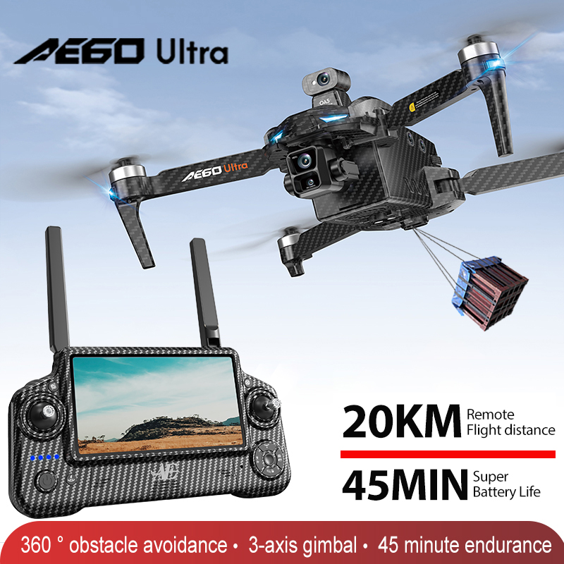 AE60 GPS Drone Professional 8K - Rc Helicopter Charger recension och pris