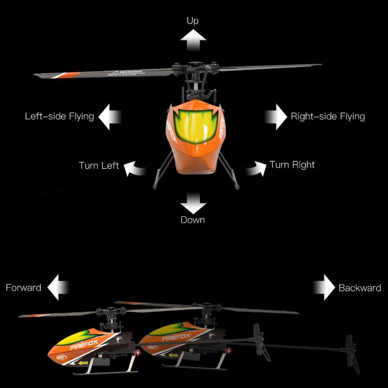 Single-Rotor Flybarless RC Hel - Rc Helicopter Single Rotor recension och pris