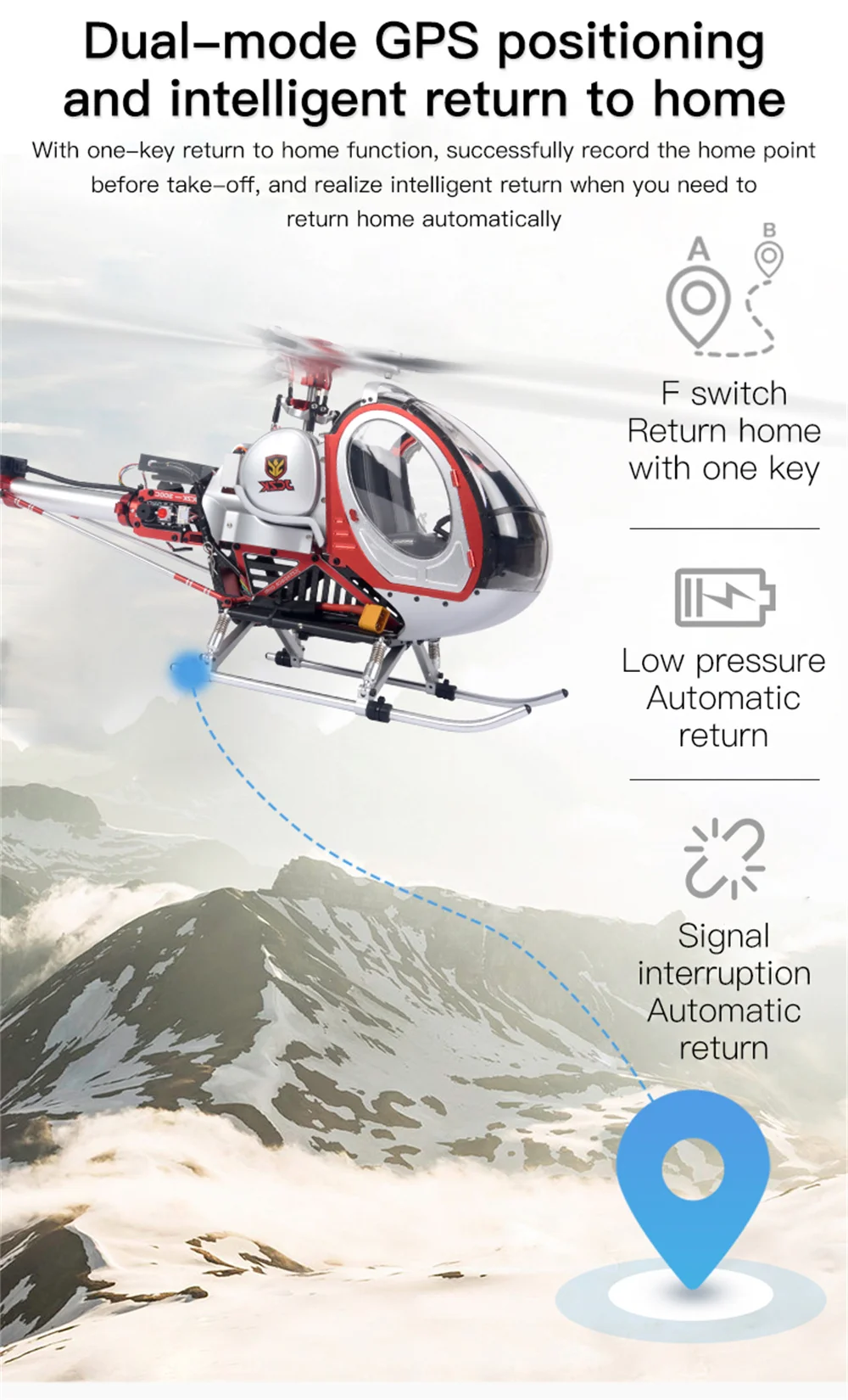 JCZK 300C PRO 470L DFC 6CH Sch - Rc Helicopter Bag recension och pris