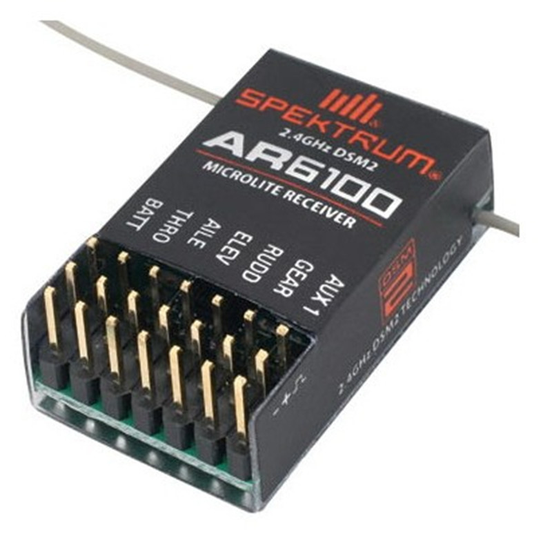 AR6100 DSM2 6CH 2.4GHz Receive - Rc Helicopter Battery recension och pris