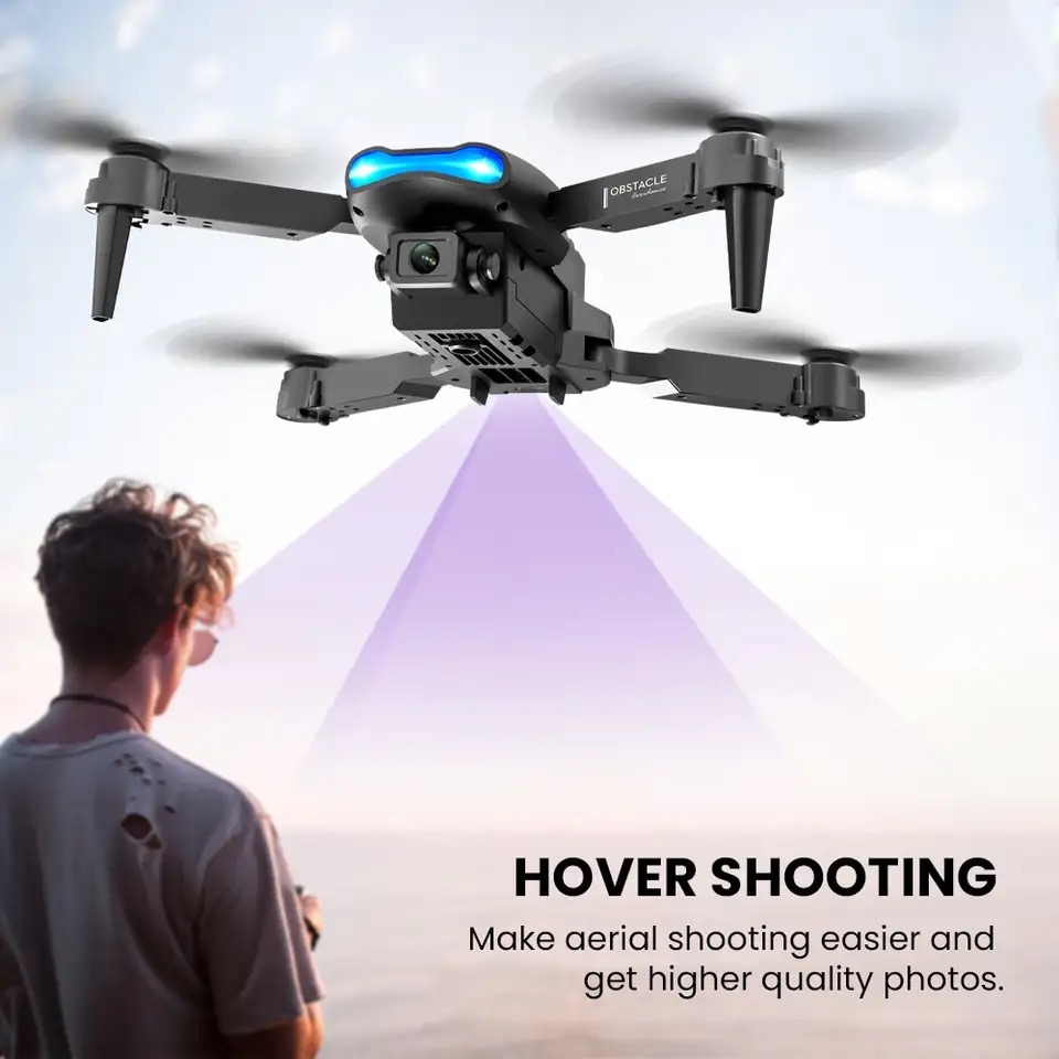 New Mini drone E99 4K WIFI HD  - Rc Helicopter Gas recension och pris