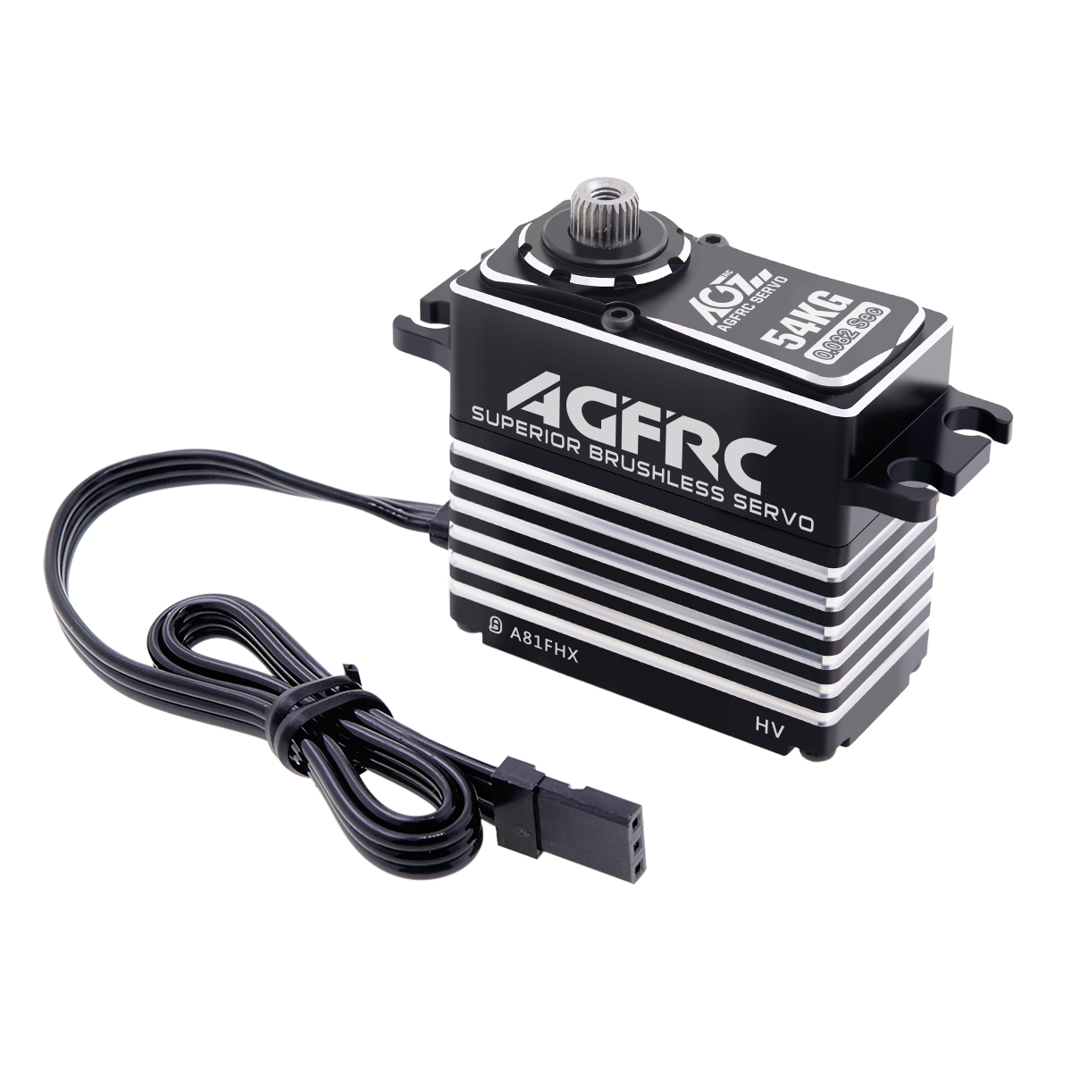AGFRC A81FHX 54KG HV 4-Pole Br - Rc Helicopter Large recension och pris