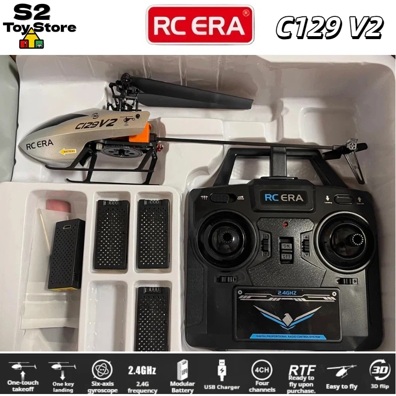 RC ERA C129V2 4CH 2.4GHz Smart - Rc Helicopter Gyro recension och pris