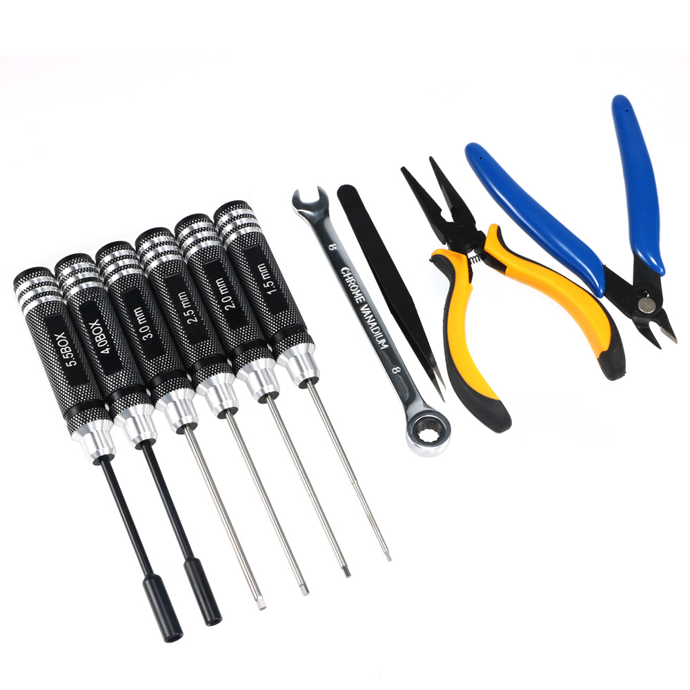10PCS 10in1 FPV Drone RC Tool  - Rc Helicopter Tool Kit recension och pris